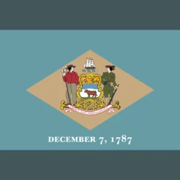 The Flag of Delaware.