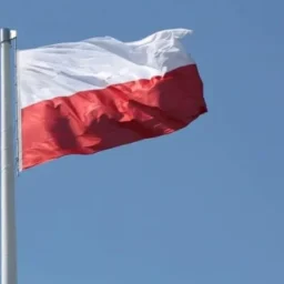Polish flag.